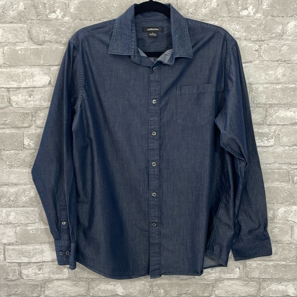 Claiborne Navy Button Down Shirt